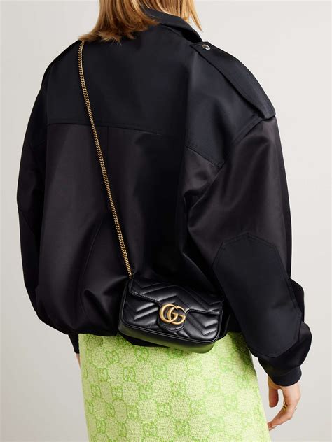 gucci marmont mini as fanny pack|GUCCI GG Marmont super mini quilted leather .